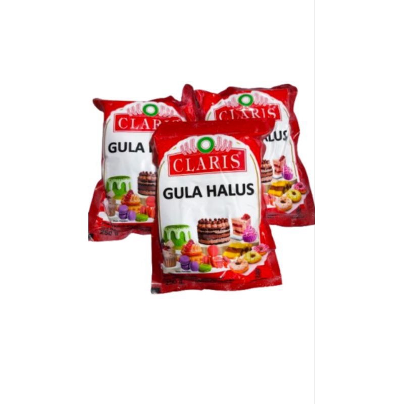 

CLARIS GULA HALUS 250gram GULA HALUS CLARIS