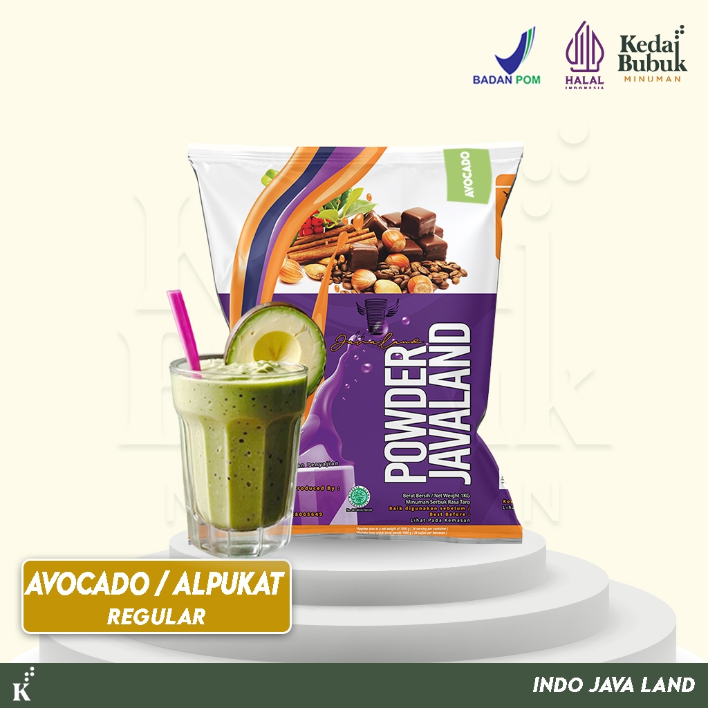 

Javaland Bubuk Minuman Rasa Avocado / Alpukat 1Kg - Regular Plain | Bubble Powder Drink Boba