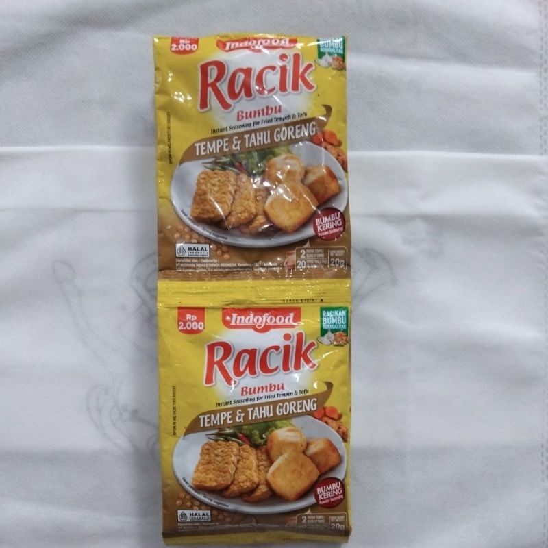 

Bumbu Racik Tempe & Tahu Goreng 《1 rcg = 10 pcs》