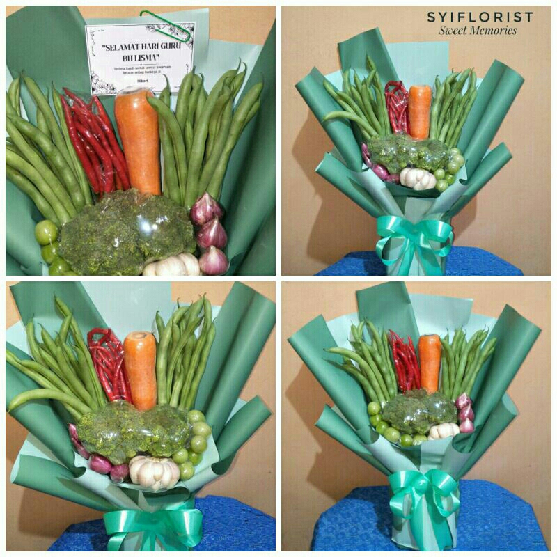 

BUKET SAYUR EKONOMIS UNTUK HARI GURU, HARI IBU, ULTAH, DLL