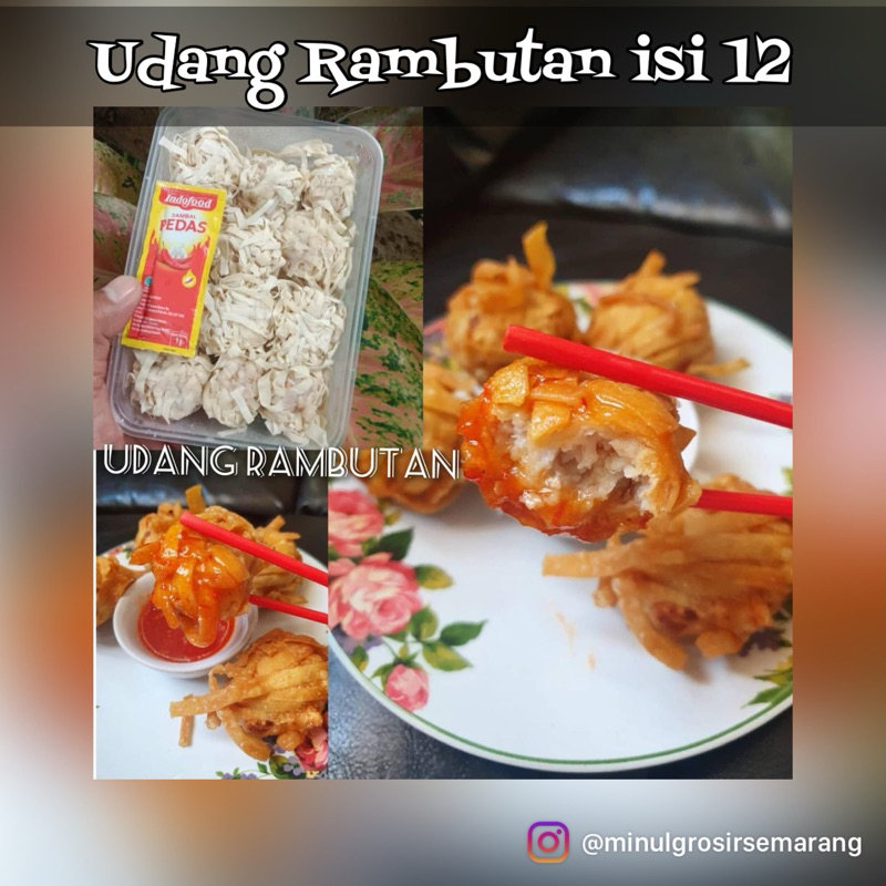 

(frozen food) udang rambutan isi 12//KHUSUS INSTAN AREA SEMARANG