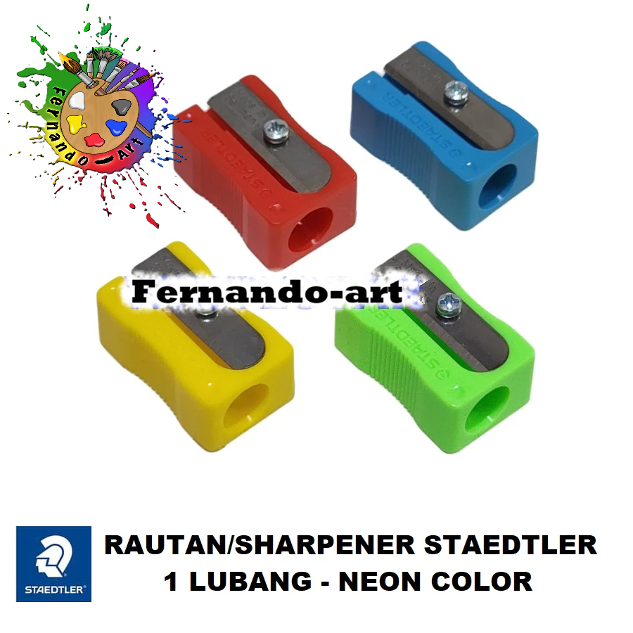 

Rautan / Sharpener Pencil Staedtler 1 Lubang - neon color
