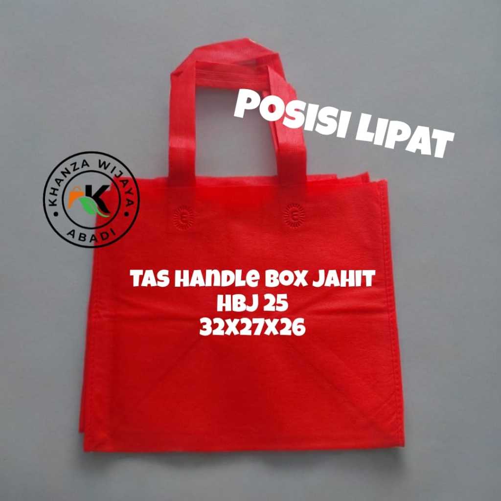 

Tote Bag Polos 32x27x26 / Tas Spunbond Box HBJ 25 / Tas Box Jahit / Harga satuan