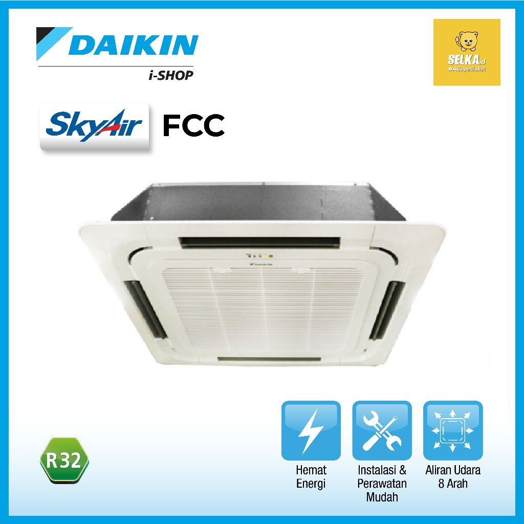 DAIKIN FCC100A AC CASSETTE 4 PK STANDARD SKY AIR SERIES
