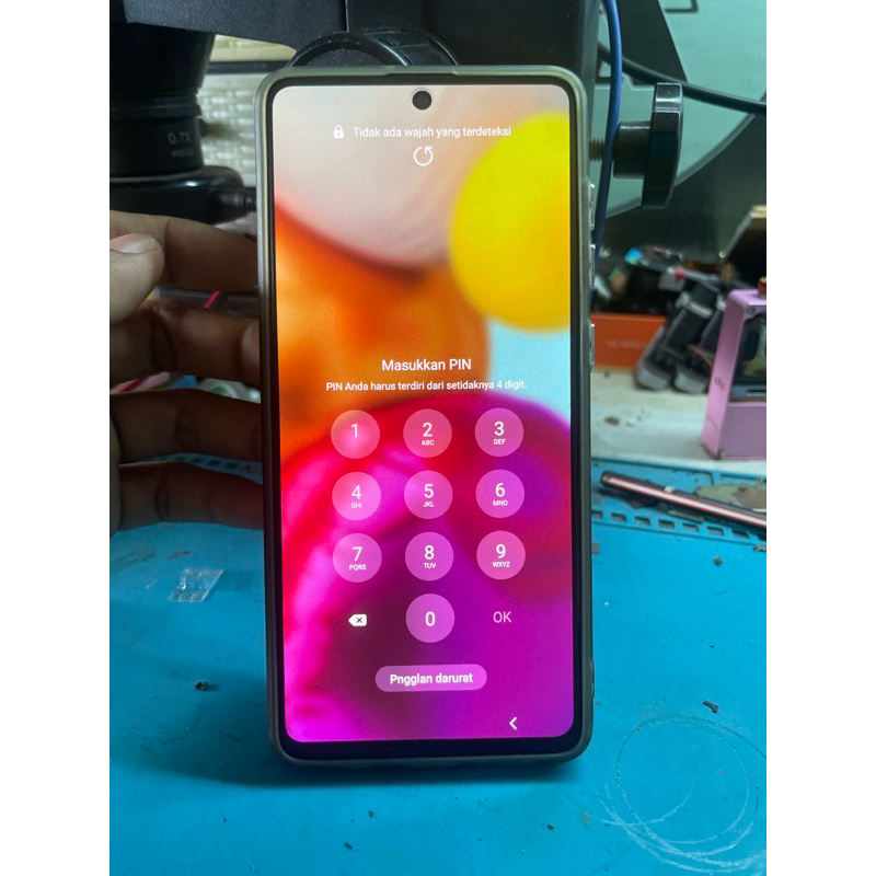 lcd samsung a71 original copotan