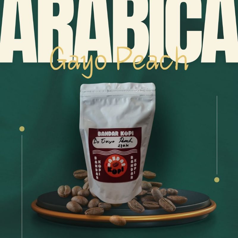 

Bandar Kopi Arabica Gayo Peach 200gr