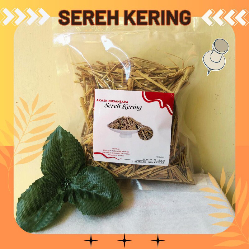 

sereh kering organik 50gr