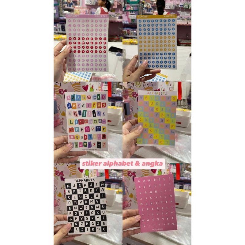 

OHMAIGOODS - STICKER HURUF