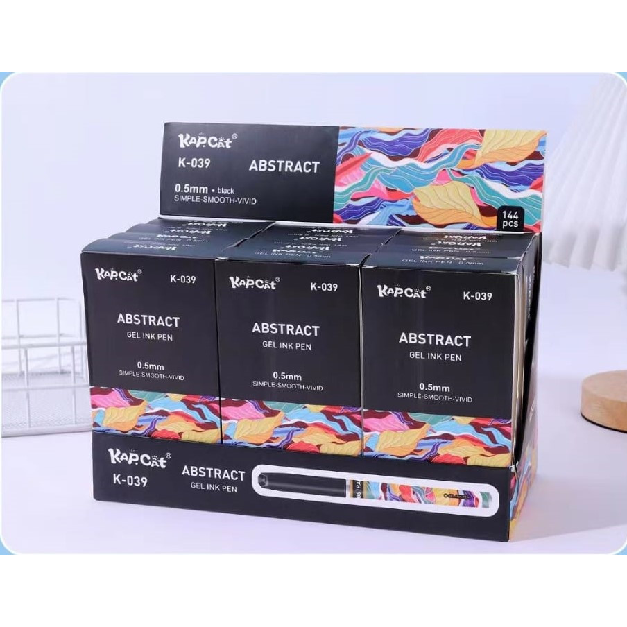 

Pulpen Gel 0,5mm KAPCAT ABSTRACT K-039 (12pc)