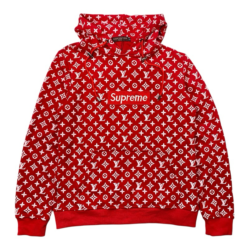 Louis Vuitton Hoodie Supermodel Merah Putih