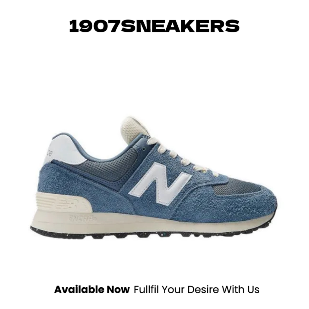 Sepatu Sneakers Pria New Balance 574 - Blue ORIGINAL NEWU574RBJ