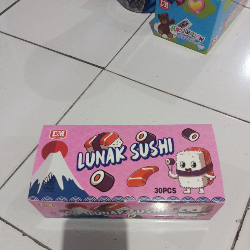 

DSM lunak sushi rasa buah 1 box isi 30pcs