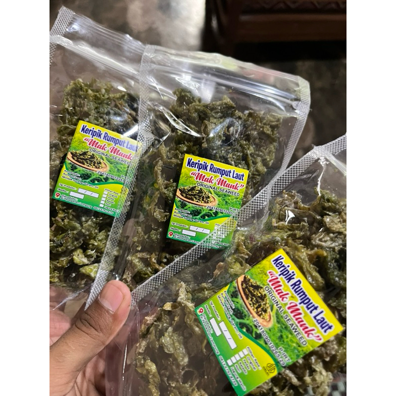 

Keripik rumput laut Mak Mank