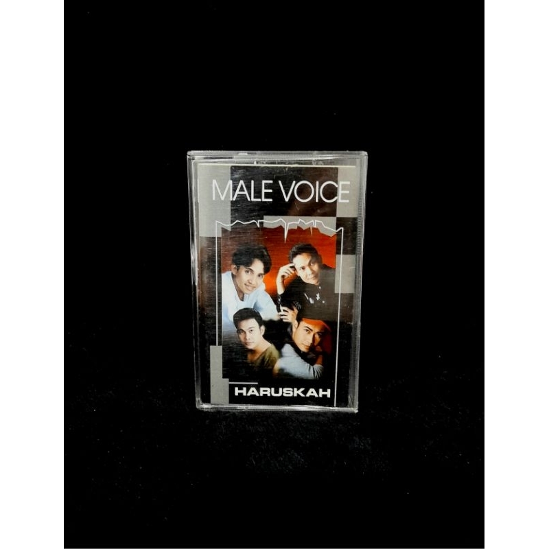 Kaset Pita MALE VOICE - Haruskah || Casing kaset biru bening