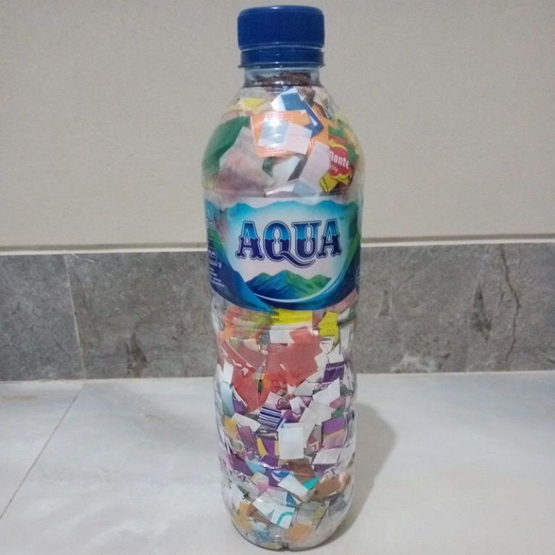 Ecobrick Ekobrik Ekobrick Ecobrick Ecobrik Botol Aqua 600 ml Murah Berat Padat bersih