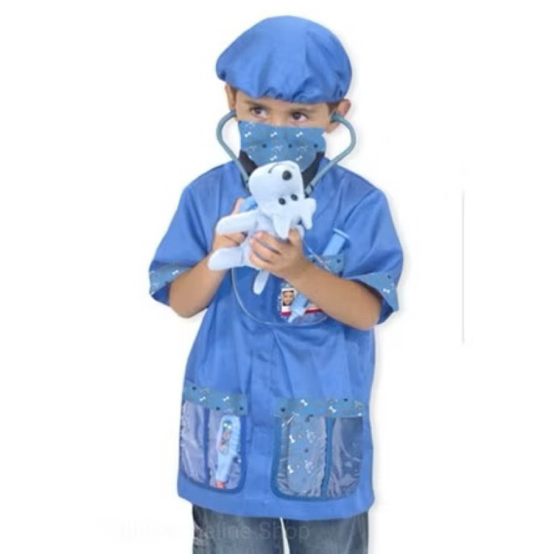 KOSTUM ANAK DOKTER HEWAN | BAJU PROFESI DOKTER | Veterinarian costume dokter hewan cosplay | anak ba