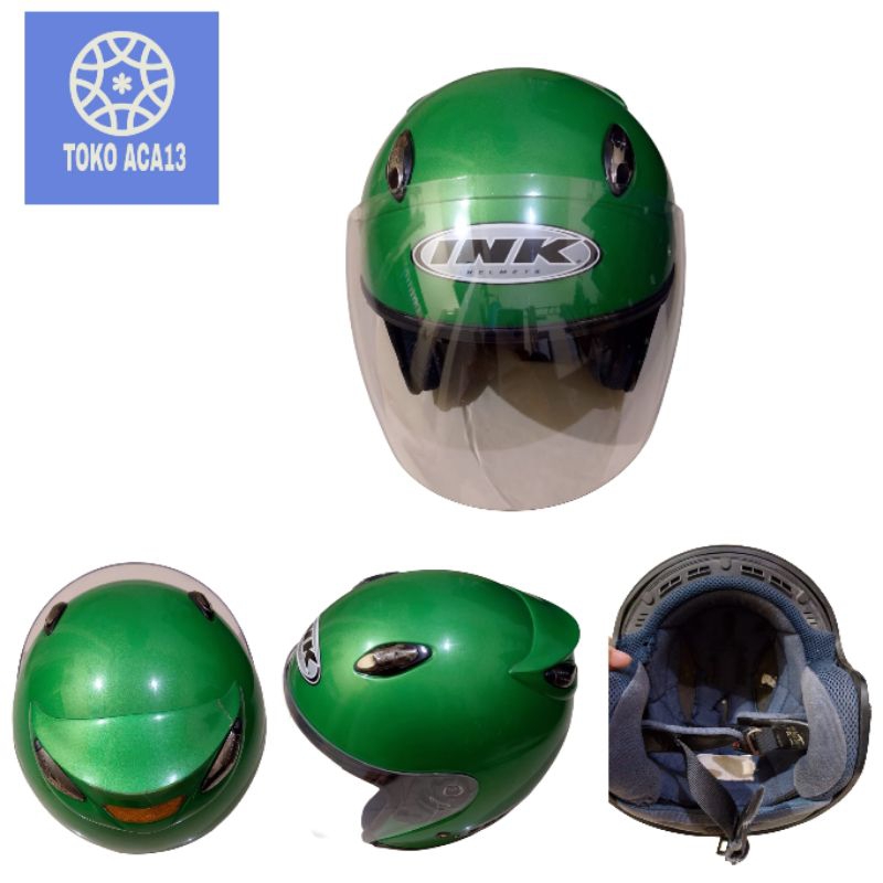 Helm INK Centro Hijauu size M Original BEKAS