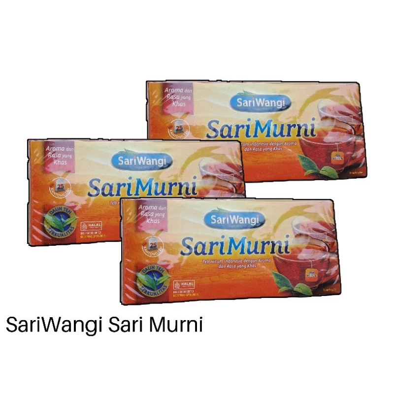 

SariWangi Sari Murni 1pack isi 25 kantong teh