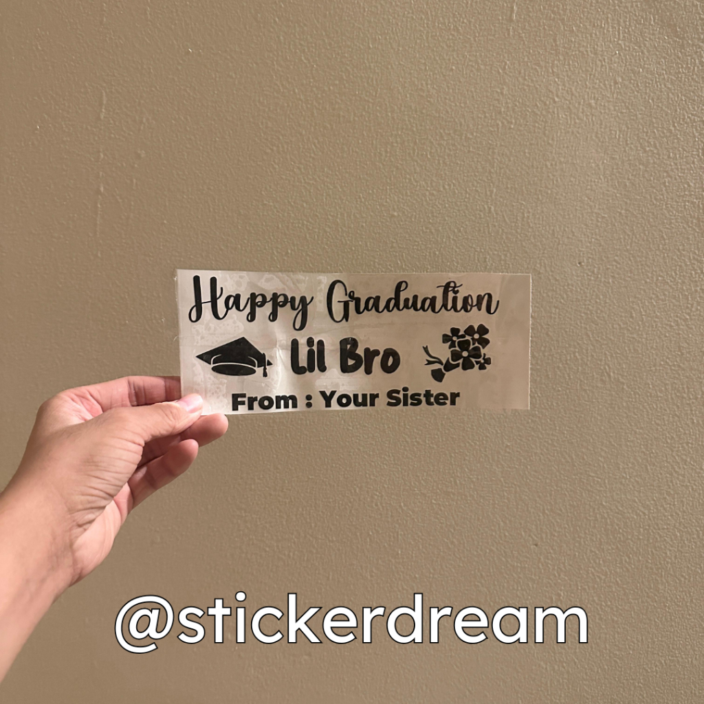 

Stiker Custom Balon PVC 5 inch Ukuran 10x10cm Sticker Cutting Custom Akrilik
