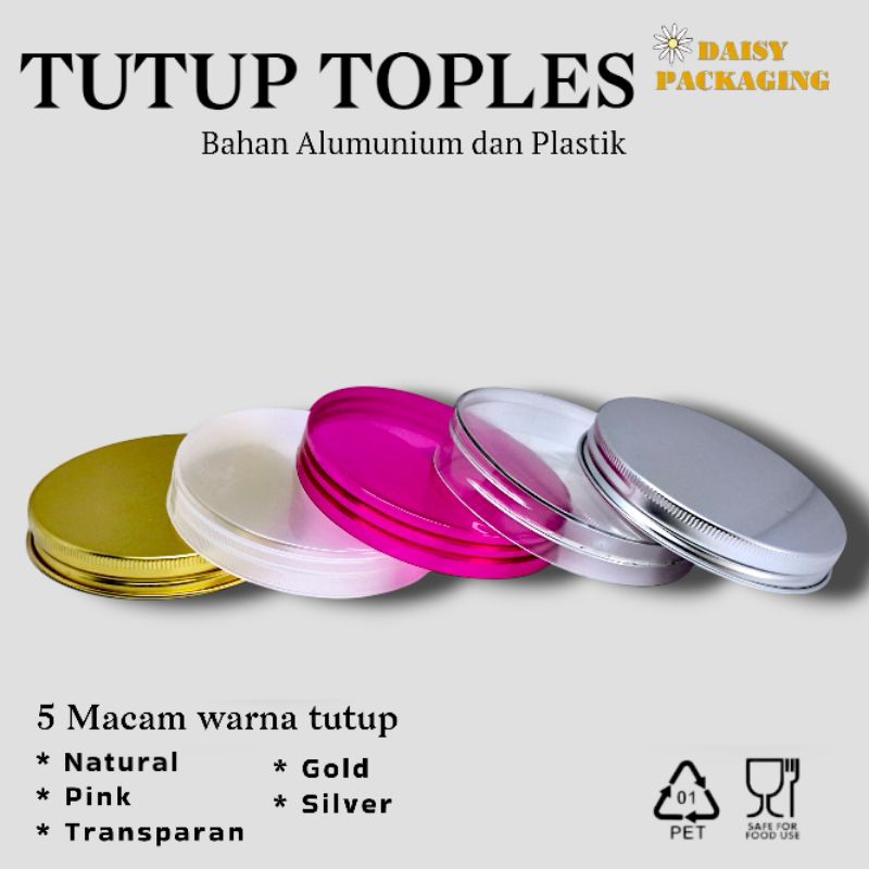 Tutup Toples / Tutup Toples Tabung / Tutup Toples Plastik / Tutup Toples Alumunium