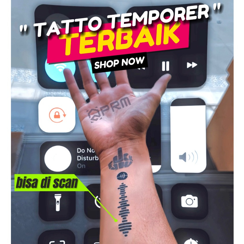 TATO SPOTIFY BISA DI SCAN TINTA HENA / TINTA TATO TEMPORER