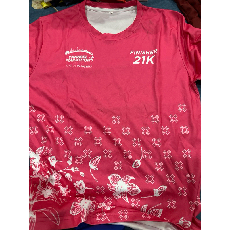 jersey Finisher 21K Tangsel Marathon size S preloved