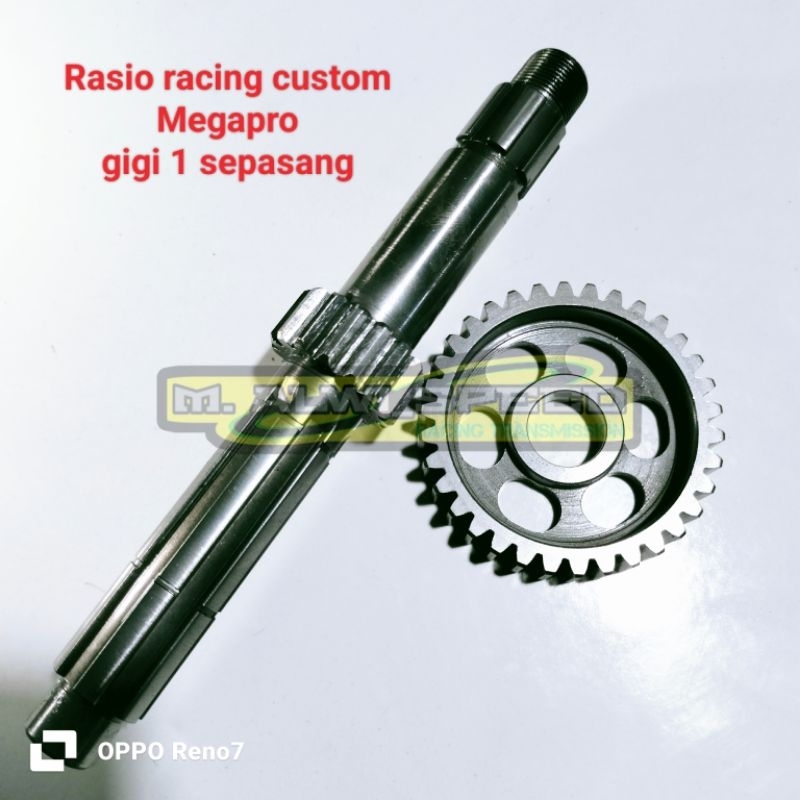 Rasio racing megapro Primus / neotech gigi 1 sepasang custom