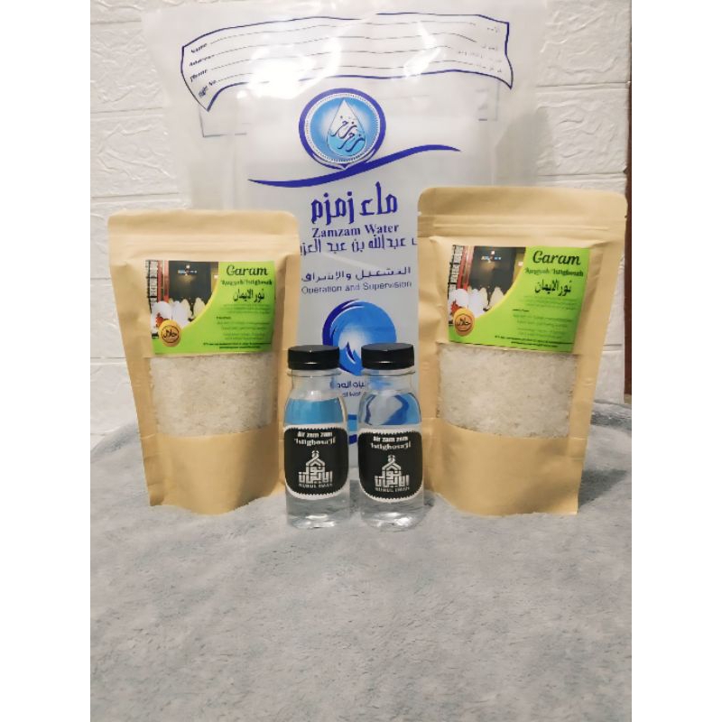 

paket garam ruqyah dan air zam zam nurul iman