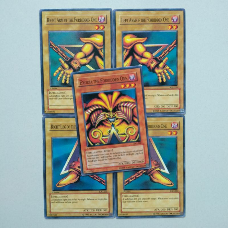 Yugioh tcg exodia the forbidden one set kw/non ori