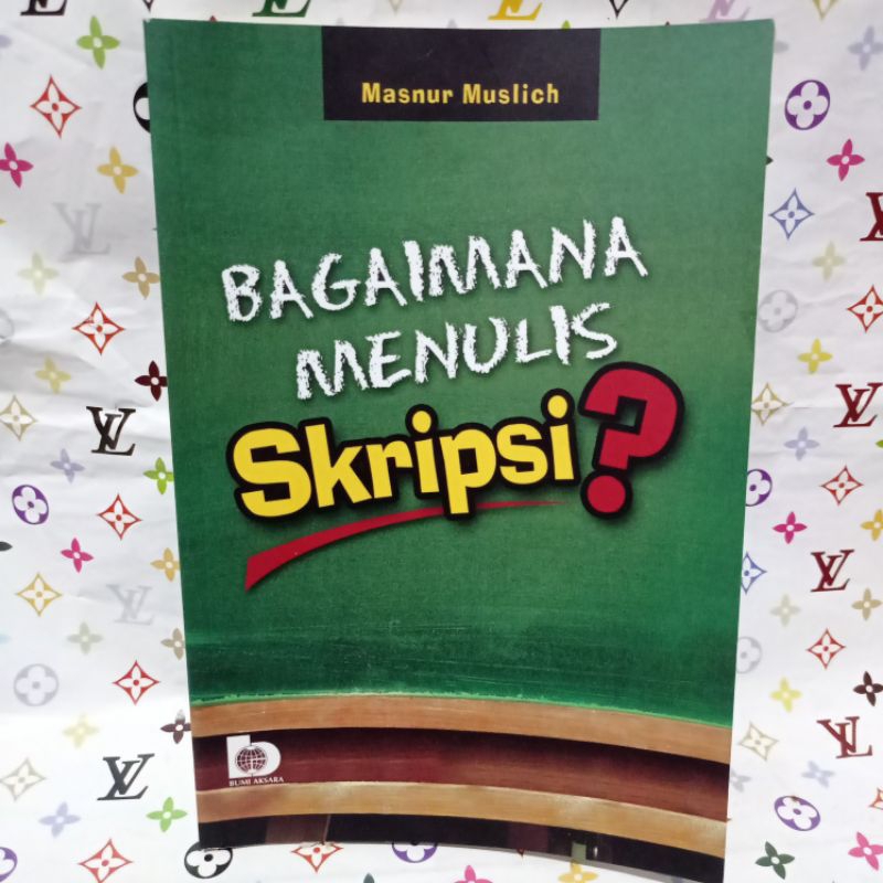 bagaimana menulis skripsi