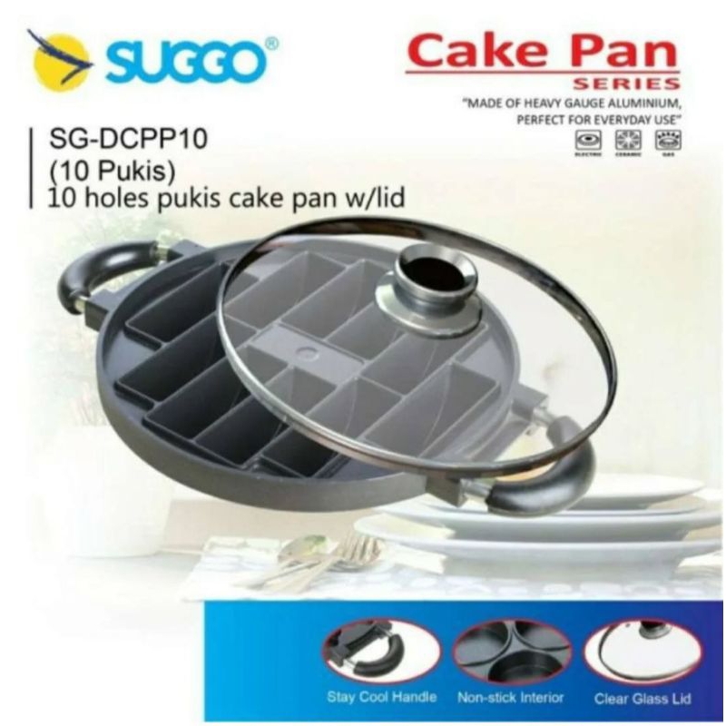 cetakan kue pukis sugo 10 lubang