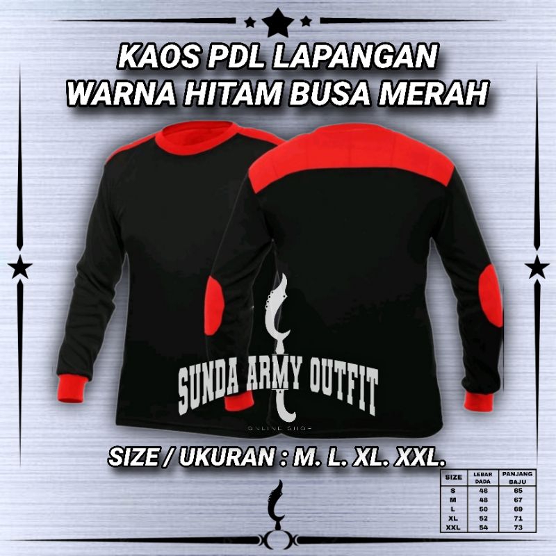 GROSIR BAJU KAOS LAPANGAN LENGAN PANJANG TACTICAL / KAOS DECKER POLOS LENGAN PANJANG / BAJU KAOS PDL