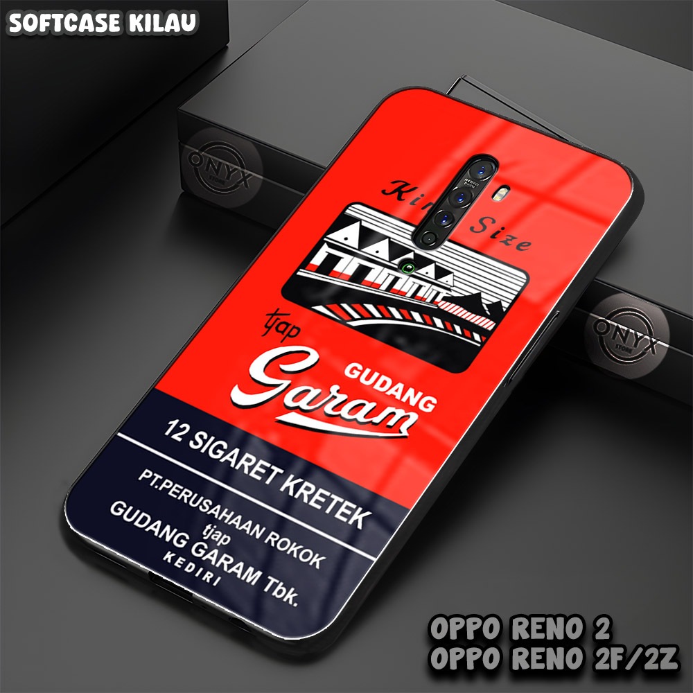 AA28 SOFTCASE OPPO RENO 2 | 2F | 2Z | Motif Rokok | Casing Kaca Murah | Case Oppo Keren Lucu Aesthet