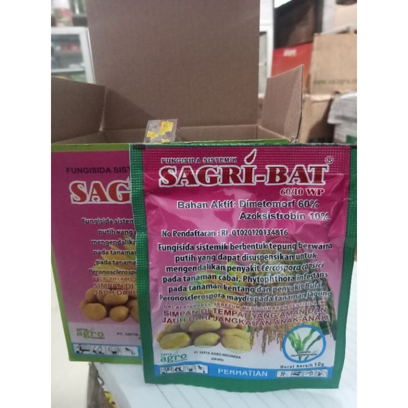 Fungisida SAGRI-BAT 60/10 WP 10gr
