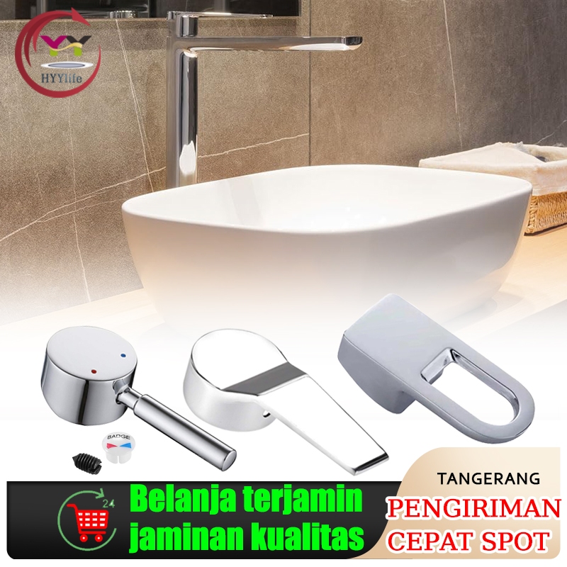 Kepala Handle Kran Panas Dingin Shower Switch Handle Engkolan Keran Air Hot And Cold Gagang Kran Was