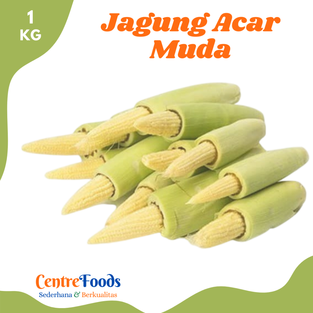 

JAGUNG Acar Muda - Baby Corn Fresh | 1.000gr [ Harga Per KG ]