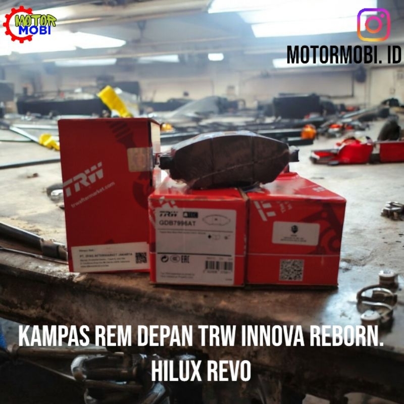 TRW Kampas rem depan Innova reborn Hilux revo