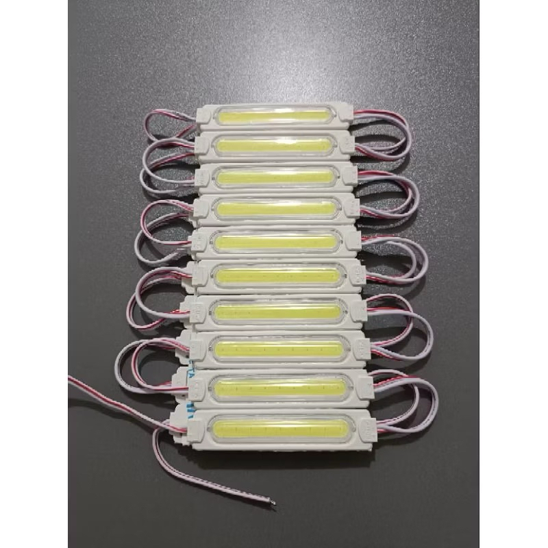 Lampu LED modul STRIP COB 9mata 24 volt arus DC waterproof lampu kolong lampu samsung motor mobil