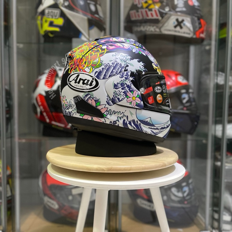 HELM IMPORT FULL FACE ARA! RX7X ORIENTAL DOFF HIGH QUALITY