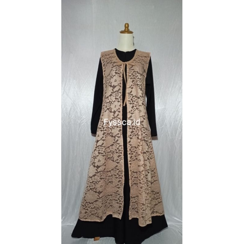 ootd outer / cardi / outfit / brukat wanita kondangan