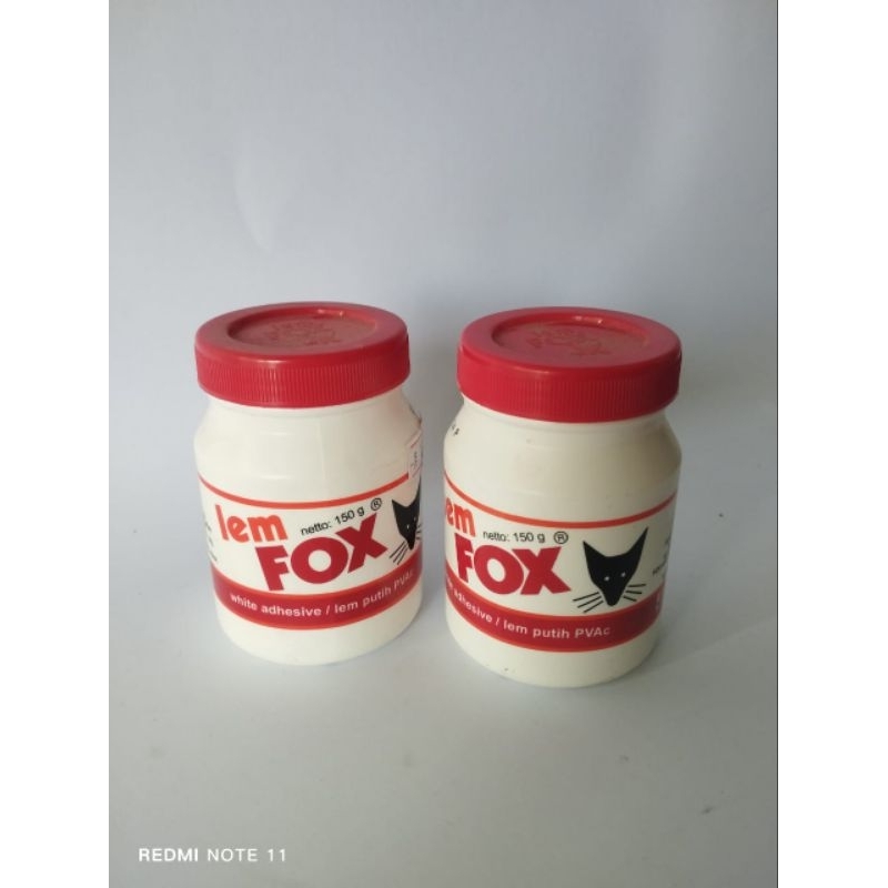 

Lem FOX putih 150 g/ lem kayu, kertas, koraltex, plamur, tembok,texture dll.