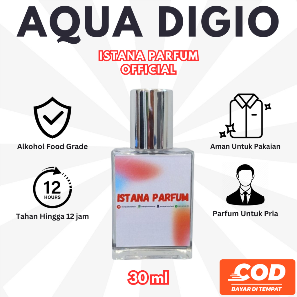 PARFUM AQUA DIGIO WANGI AWET TAHAN LAMA | AQUA DI GIO | ISTANA PARFUM