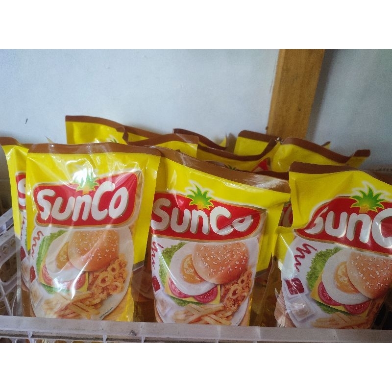 

Minyak Goreng sunco 1L/ 1Liter Refil kemasan