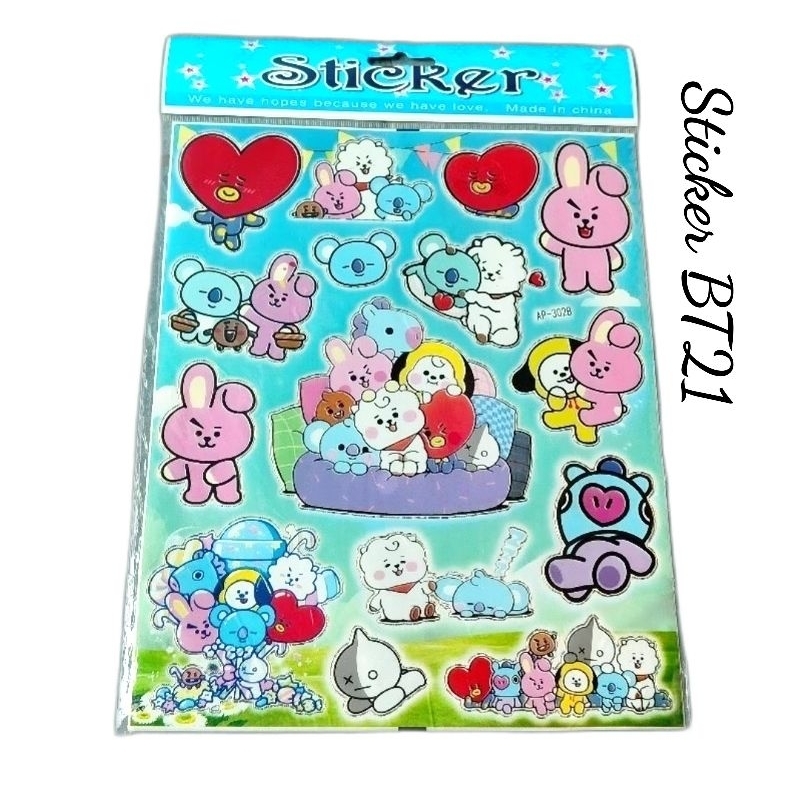 

Sticker BT21 Sticker Cutting BT21 Sticker Bts