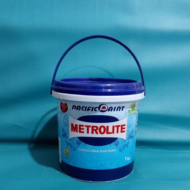 cat tembok 1kg putih cat metrolite white 1kg