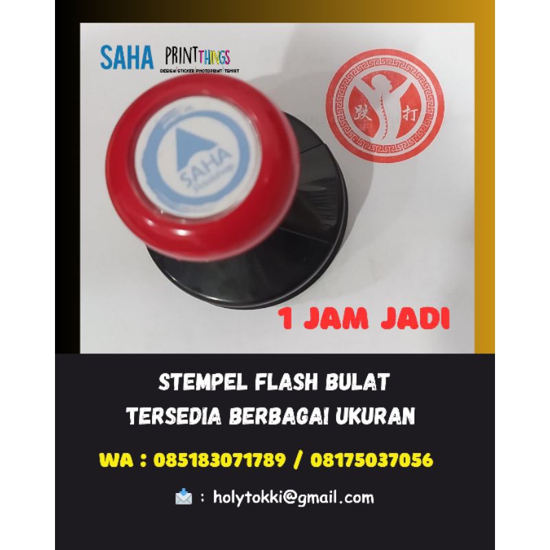 

Stempel Flash Bulat Tersenda Berbagai Ukuran