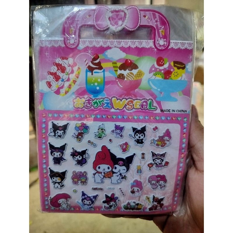 

20 PCS STIKER TAS Kemasan plastik