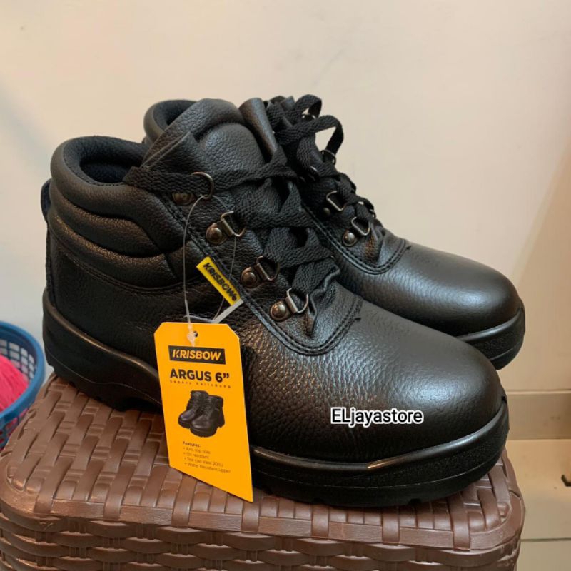 Sepatu Safety Krisbow Argus 6 Inci / Safety Shoes Argus Original