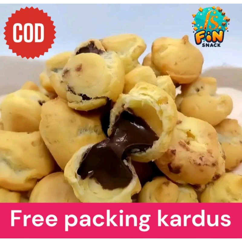 

COD Kue Sus Coklat Makanan Ringan Cemilan Camilan Kiloan Snack Kiloan Jajanan Kiloan 250 Gram