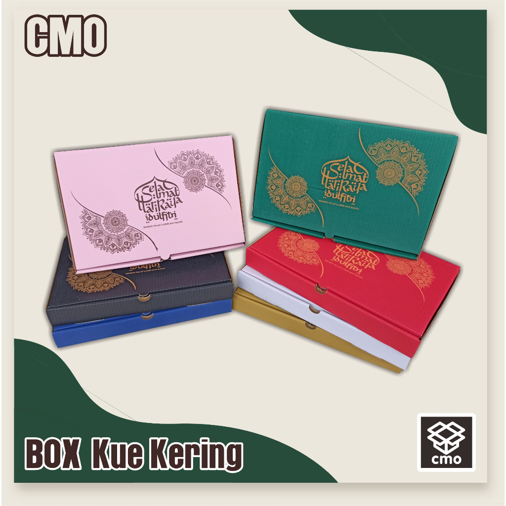 Box Kue Kering 38x25x5cm / KUKER isi 6 @250gr / kardus Box kue kering isi 6 toples @250gram / Box Ha